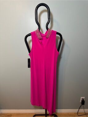 Tiana B Ladies Fuschia Halter Dress